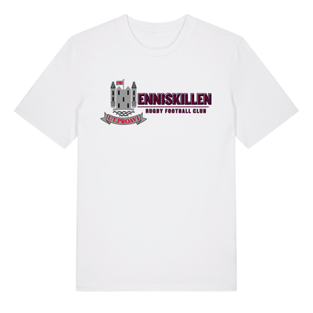 Enniskillen Rugby Club - Cotton Logo Tee - White - Stash Inc. - Stash Shop