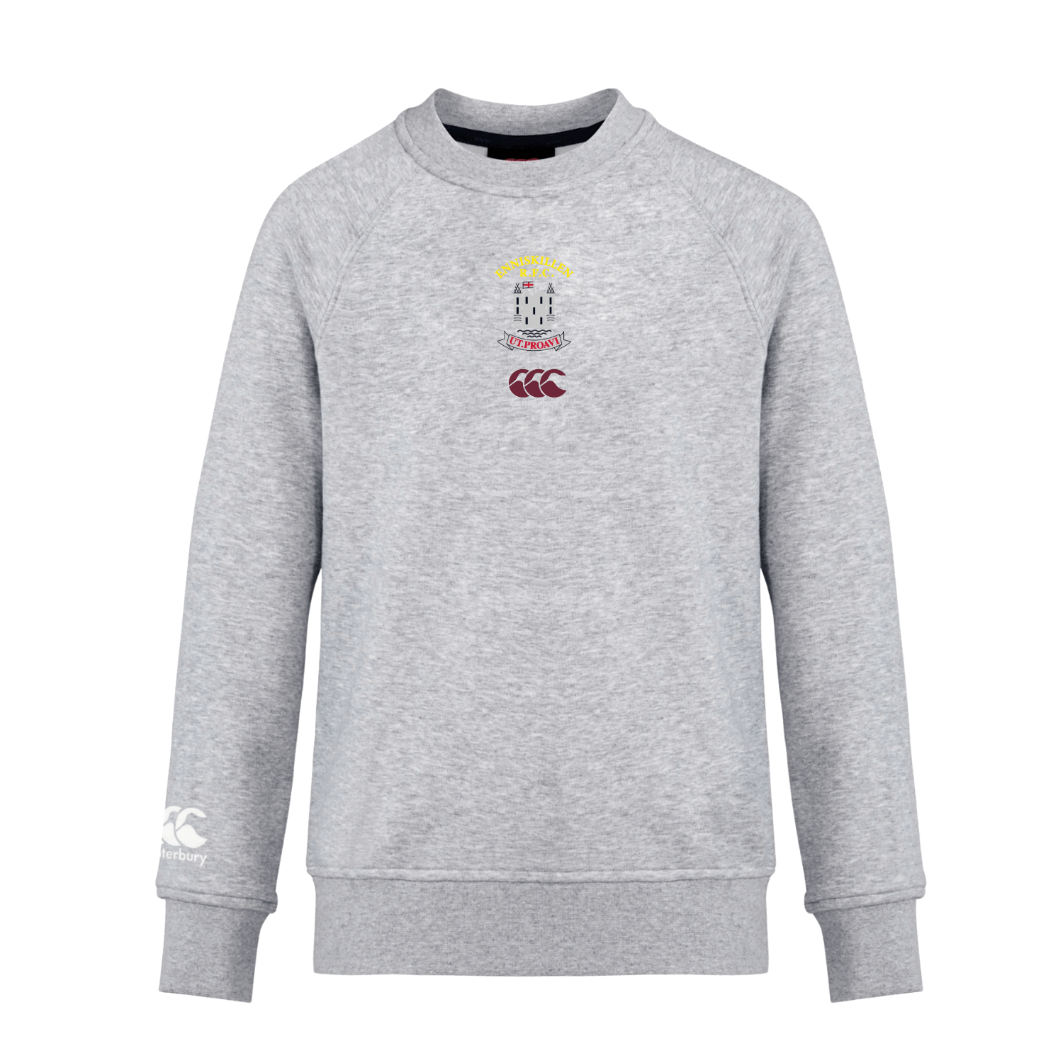 Enniskillen Rugby Club - Crew Sweatshirt - Grey - Canterbury - Stash Shop