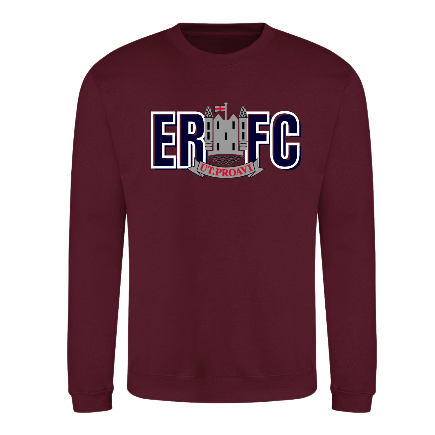 Enniskillen Rugby Club - ERFC Sweatshirt - Maroon - Stash Inc. - Stash Shop