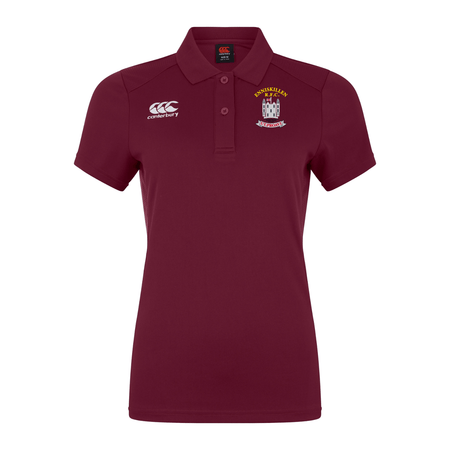 Enniskillen Rugby Club - Ladies Club Dry Polo - Maroon - Canterbury - Stash Shop