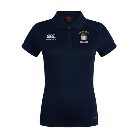 Enniskillen Rugby Club - Ladies Club Dry Polo - Navy - Canterbury - Stash Shop