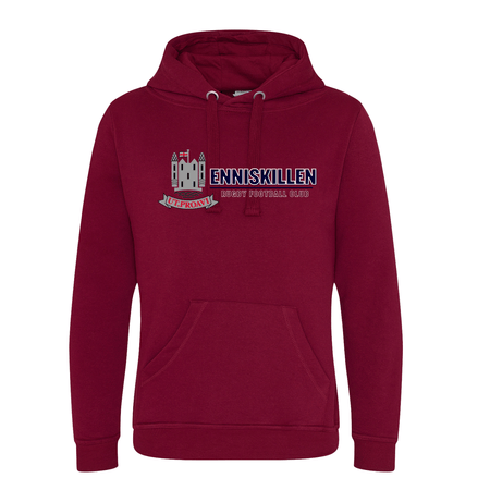 Enniskillen Rugby Club - Logo Hoody - Maroon - Stash Inc. - Stash Shop