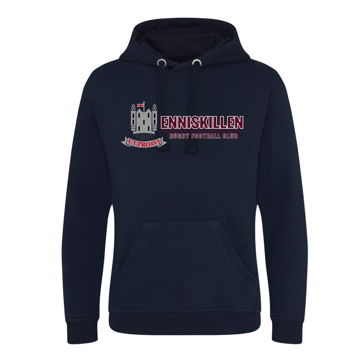 Enniskillen Rugby Club - Logo Hoody - Navy - Stash Inc. - Stash Shop