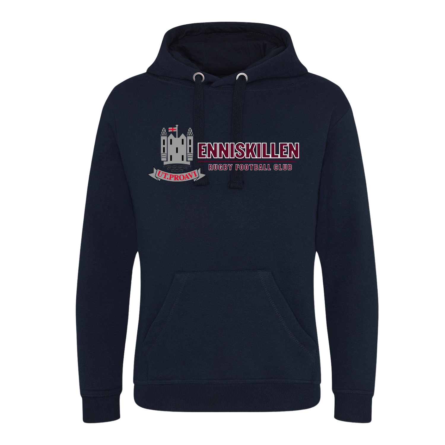 Enniskillen Rugby Club - Logo Hoody - Navy - Stash Inc. - Stash Shop