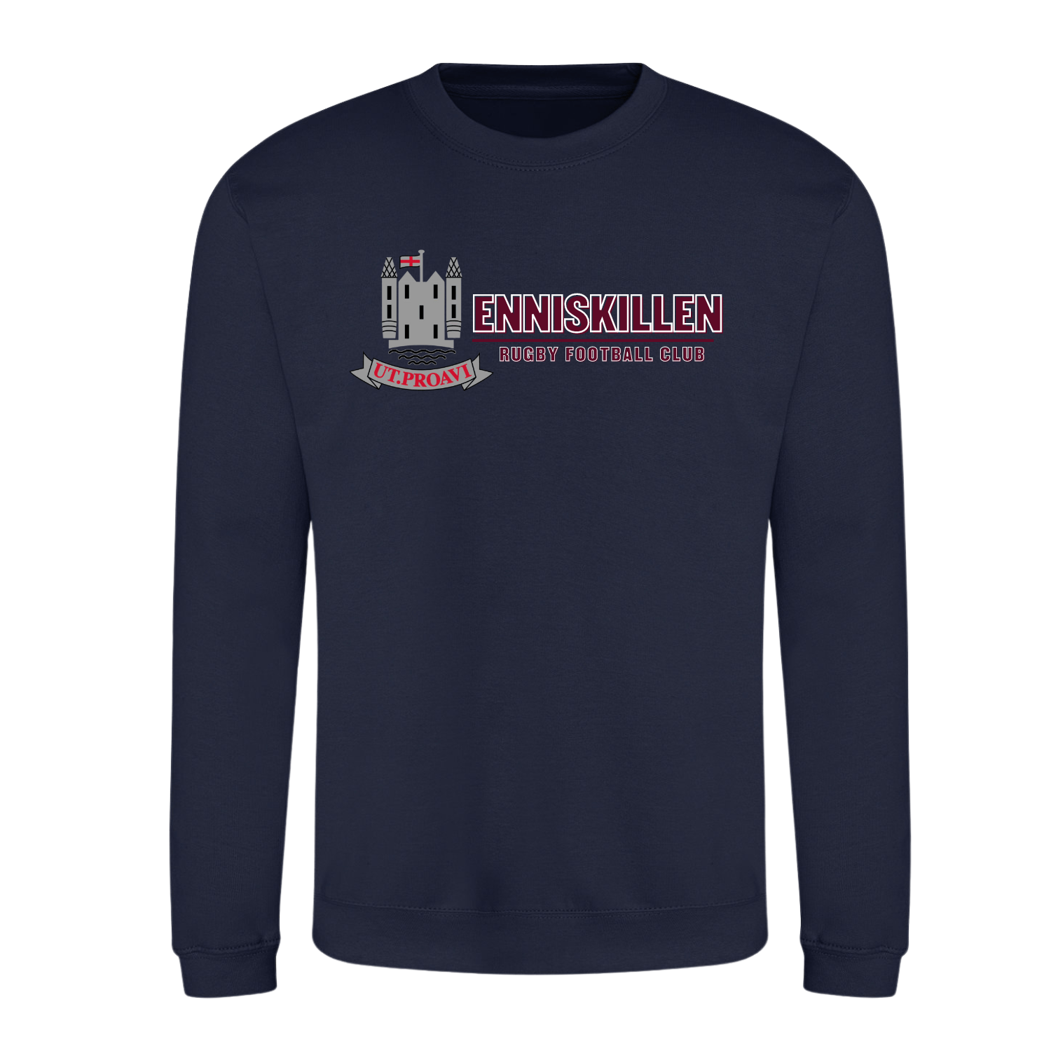 Enniskillen Rugby Club - Logo Sweatshirt - Navy - Stash Inc. - Stash Shop