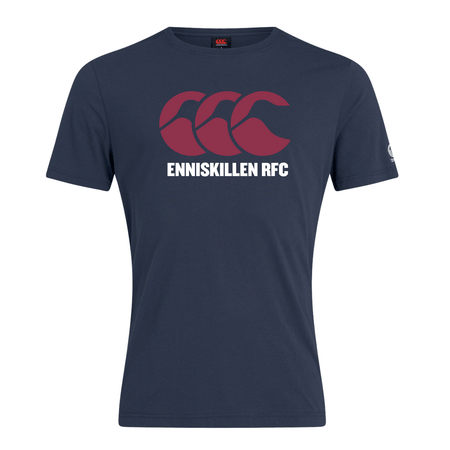 Enniskillen Rugby Club - Plain Tee - Navy - Canterbury - Stash Shop