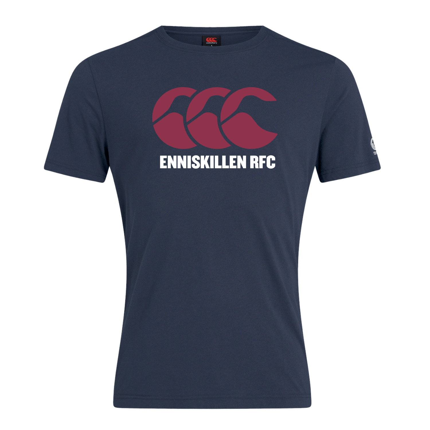 Enniskillen Rugby Club - Plain Tee - Navy - Canterbury - Stash Shop