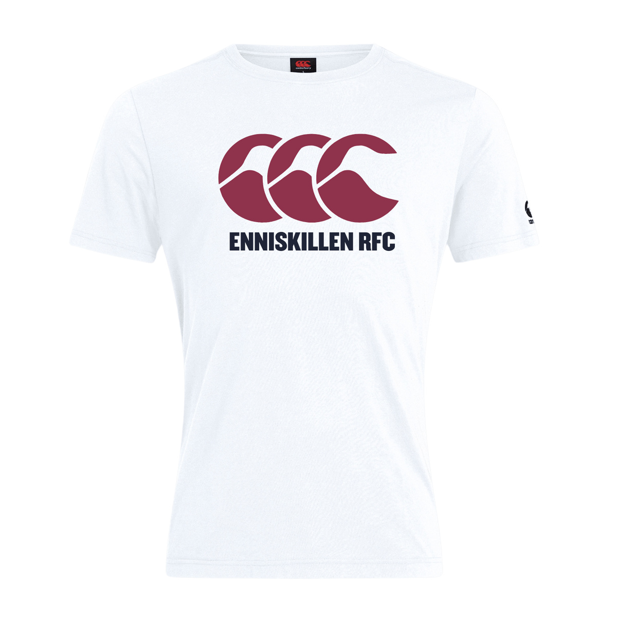 Enniskillen Rugby Club - Plain Tee - White - Canterbury - Stash Shop