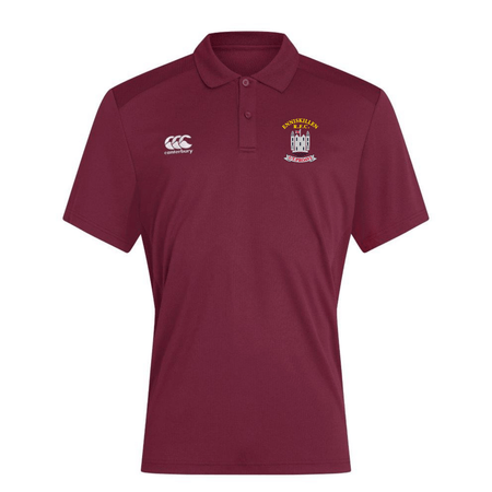 Enniskillen Rugby Club - Poly Polo - Maroon - Canterbury - Stash Shop