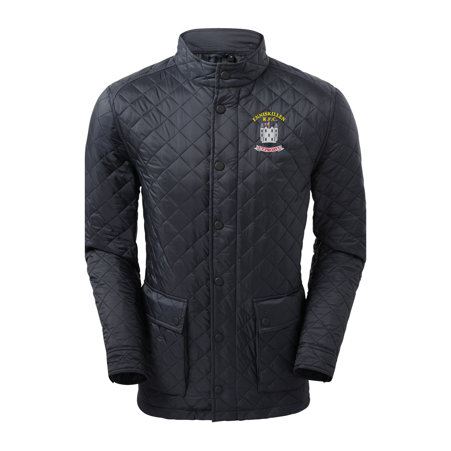 Enniskillen Rugby Club - Quilted Jacket - Stash Inc. - Stash Shop