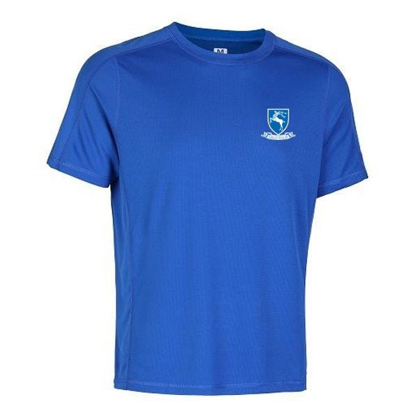 Grosvenor Grammar School - Boys PE T-Shirt - Royal Blue -Stash Shop- Stash Shop
