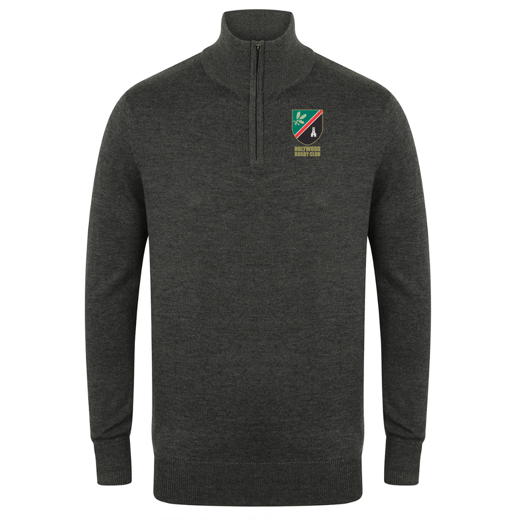 Holywood Rugby Club - 1/4 Zip Cotton Jumper - Stash Inc. - Stash Shop
