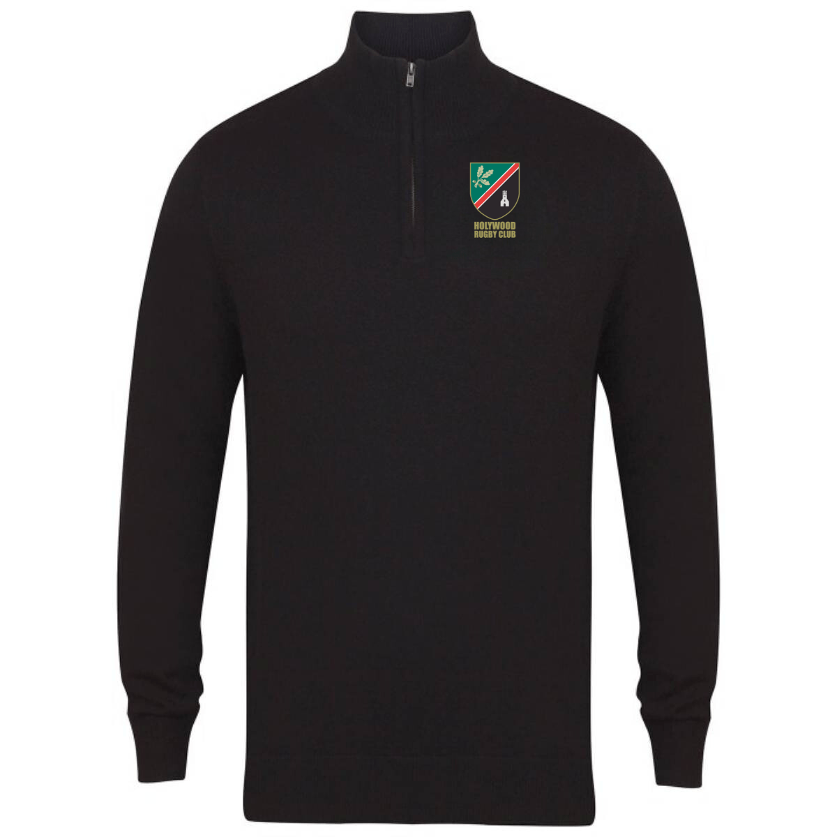 Holywood Rugby Club - 1/4 Zip Cotton Jumper - Stash Inc. - Stash Shop