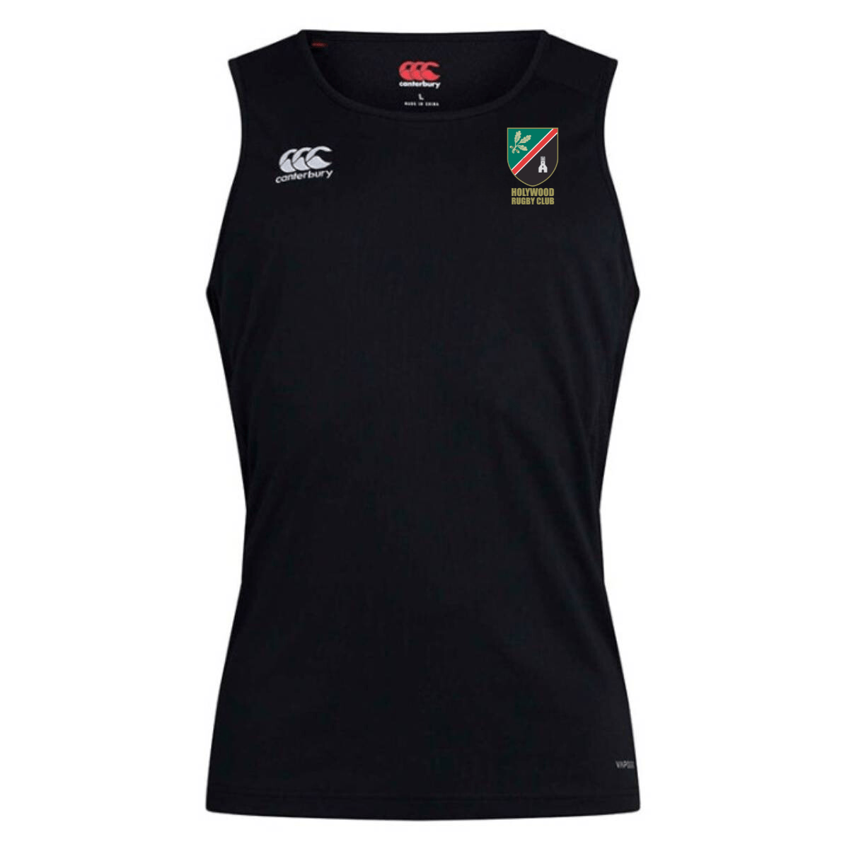 Holywood Rugby Club - Club Dry Singlet - Black - Canterbury - Stash Shop