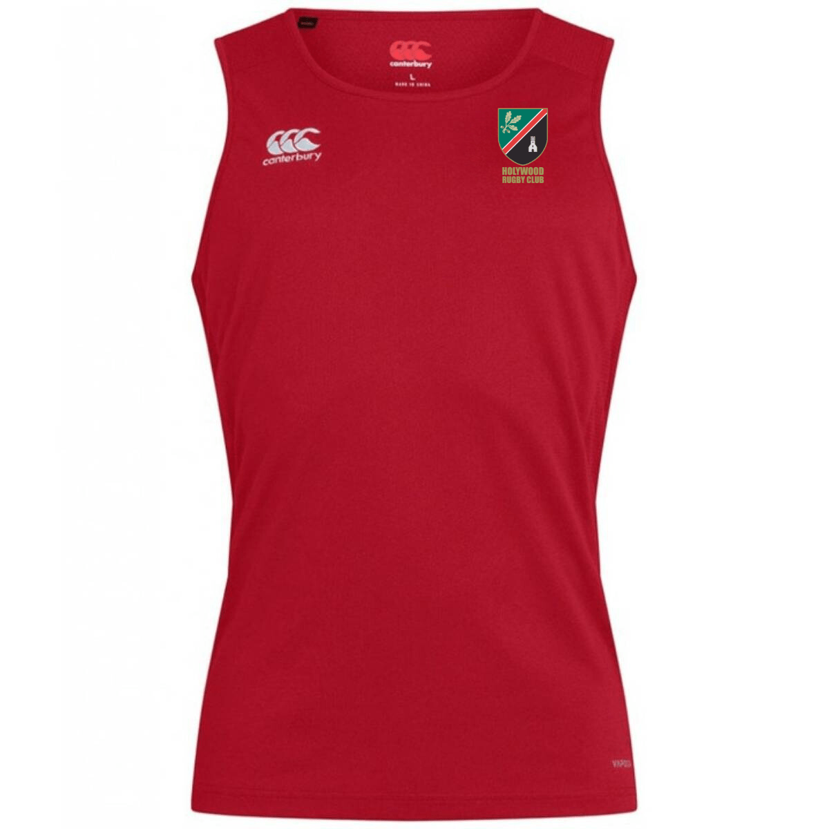 Holywood Rugby Club - Club Dry Singlet - Red - Canterbury - Stash Shop