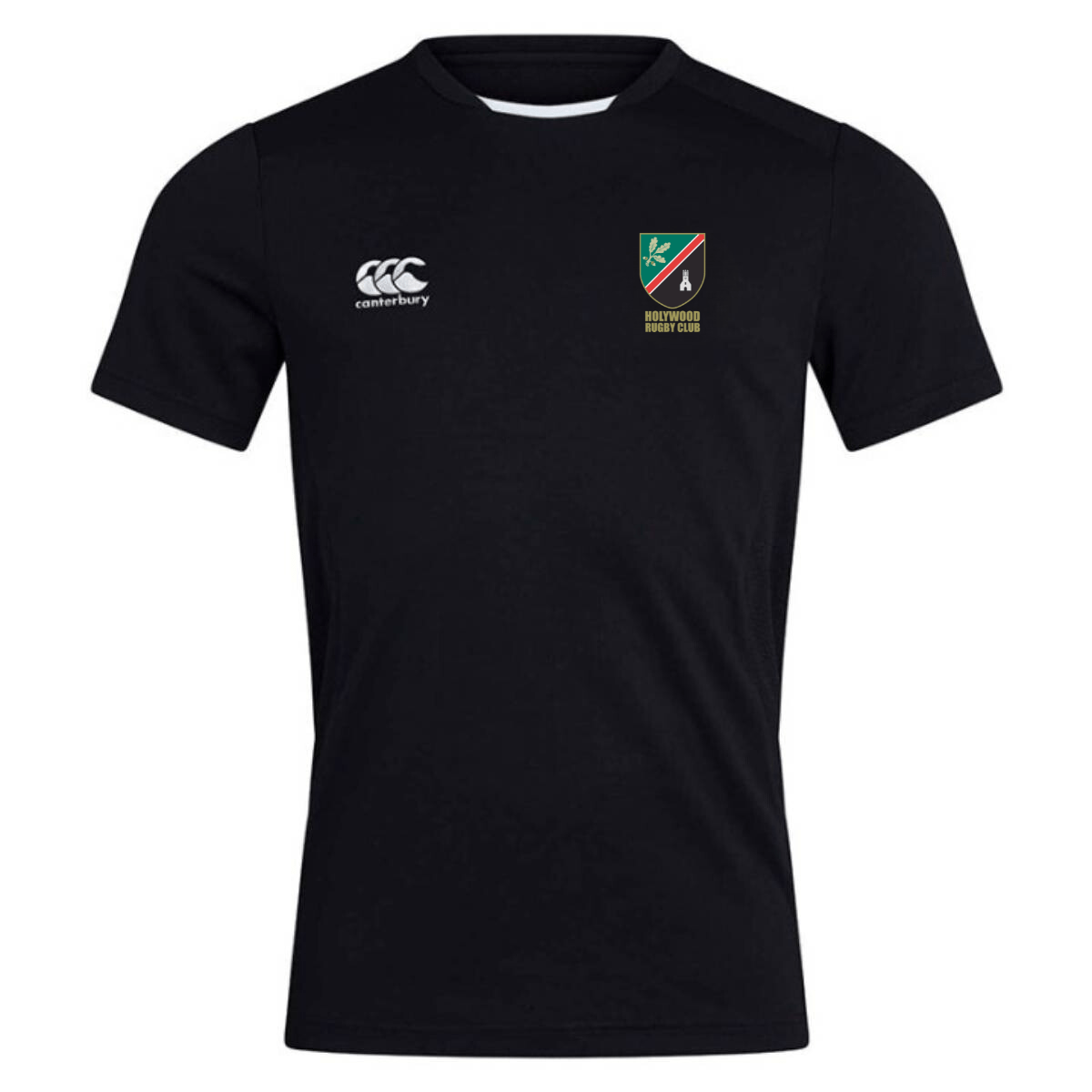Holywood Rugby Club - Club Dry Tee - Black - Canterbury - Stash Shop