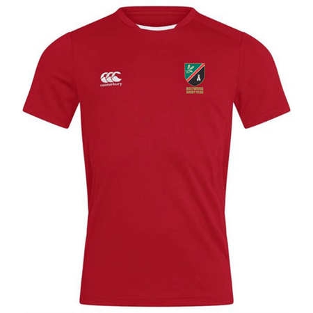 Holywood Rugby Club - Club Dry Tee - Red - Canterbury - Stash Shop