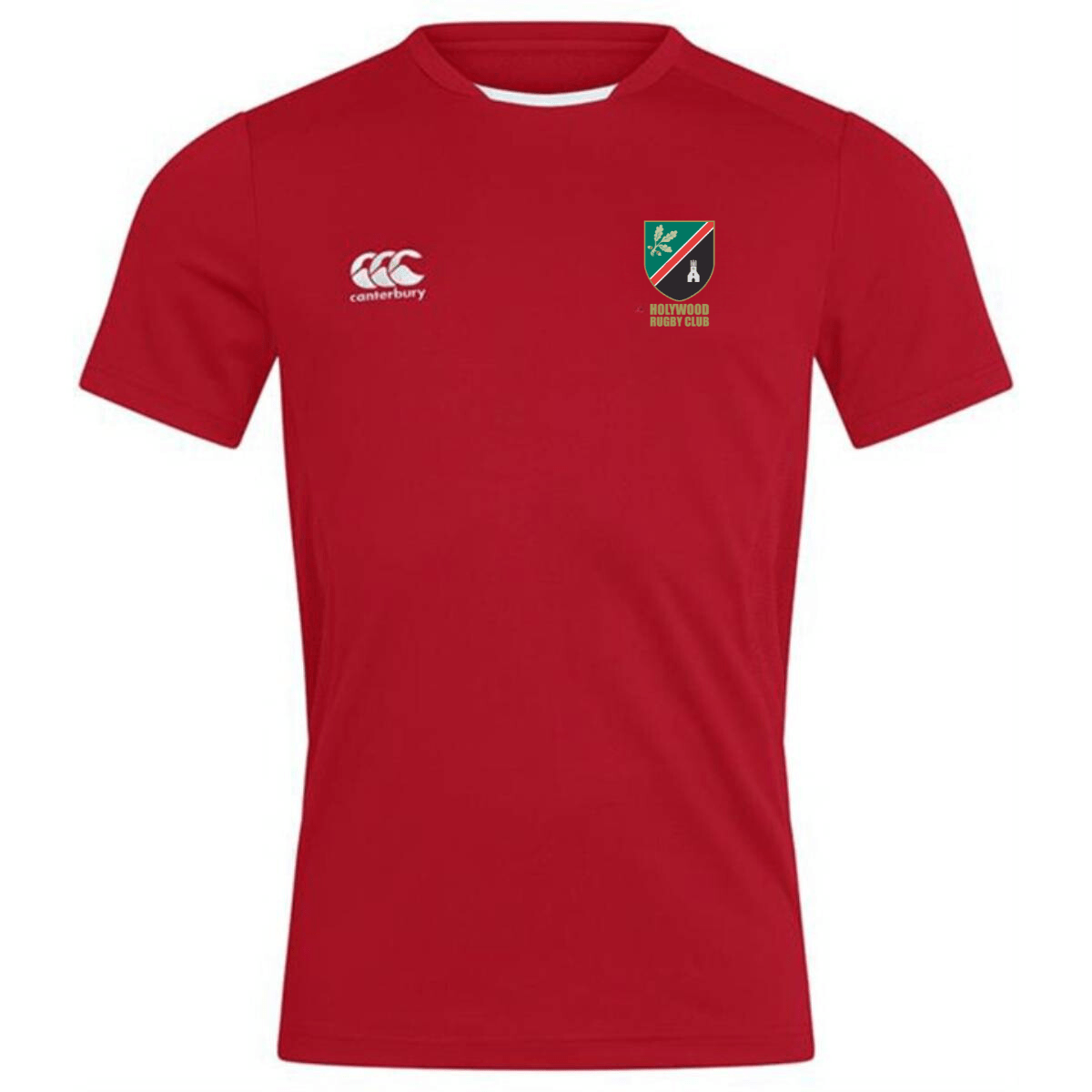Holywood Rugby Club - Club Dry Tee - Red - Canterbury - Stash Shop