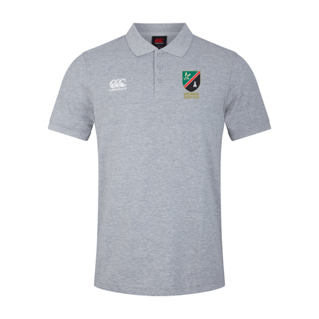 Holywood Rugby Club - Cotton Waimak Poloshirt - Grey - Canterbury - Stash Shop
