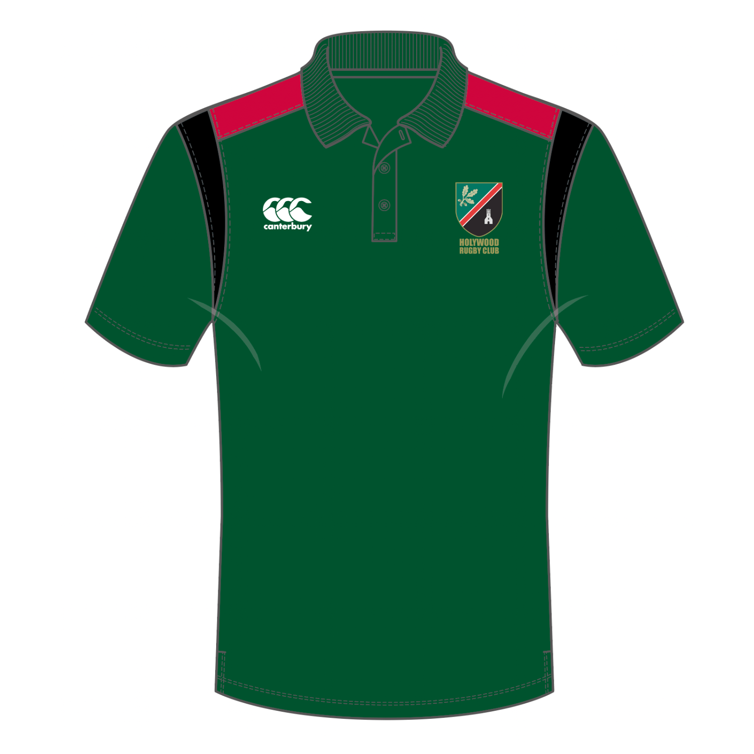 Holywood Rugby Club - MTO Polo Shirt - Canterbury - Stash Shop