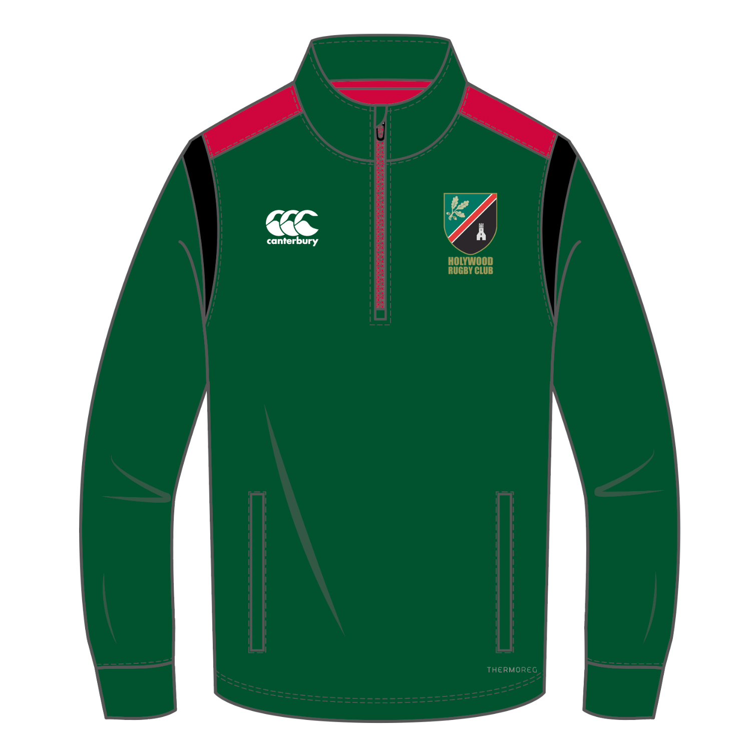 Holywood Rugby Club - MTO Thermal 1/4 Zip - Canterbury - Stash Shop
