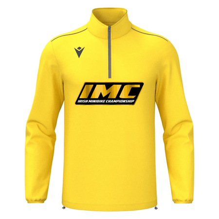 Irish Minibike Championship Havel 1/4 Zip Top - Yellow - Macron - Stash Shop
