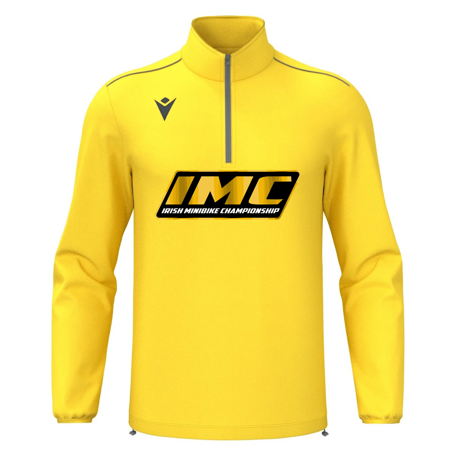 Irish Minibike Championship Havel 1/4 Zip Top - Yellow - Macron - Stash Shop