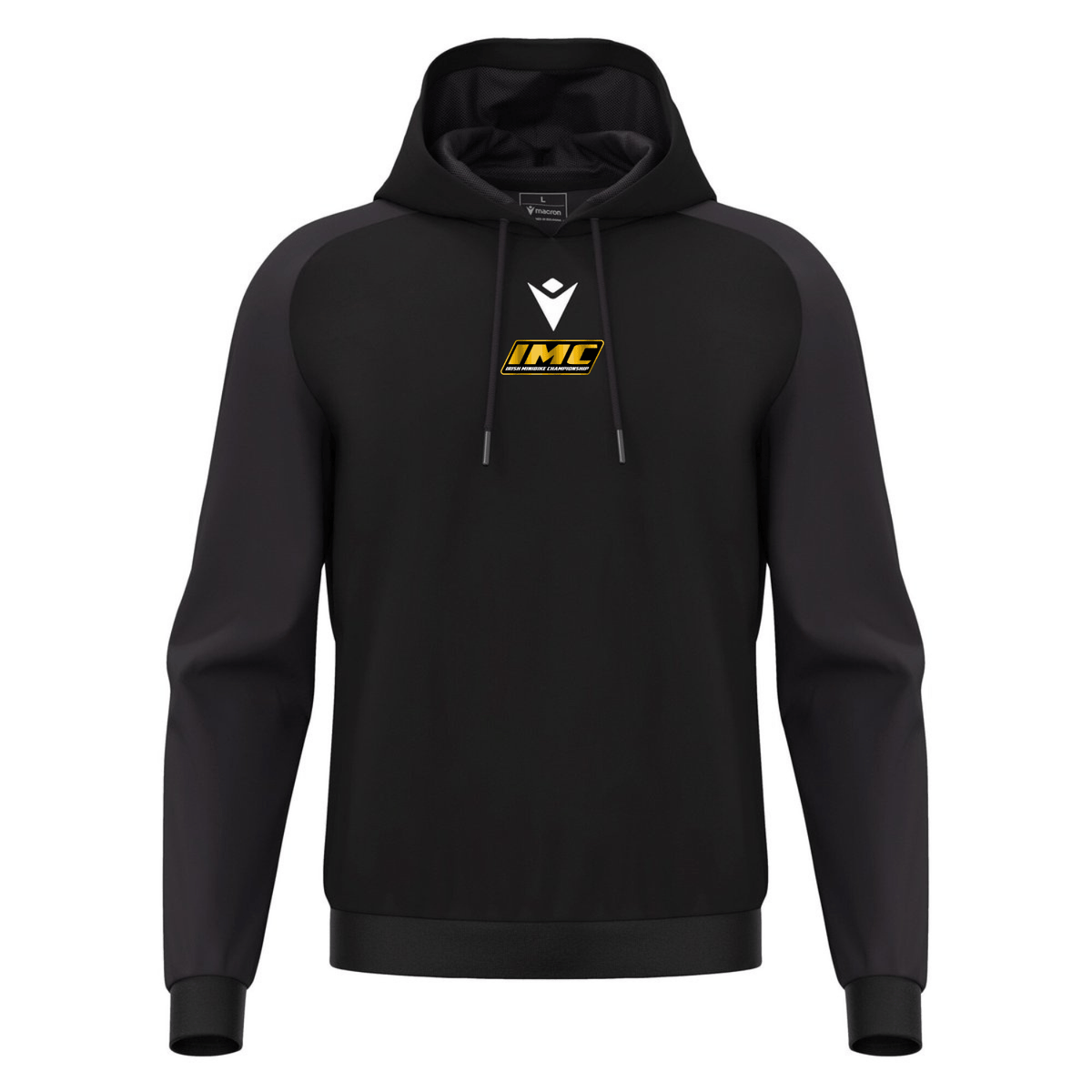 Irish Minibike Championship Horn Hoodie - Black - Macron - Stash Shop