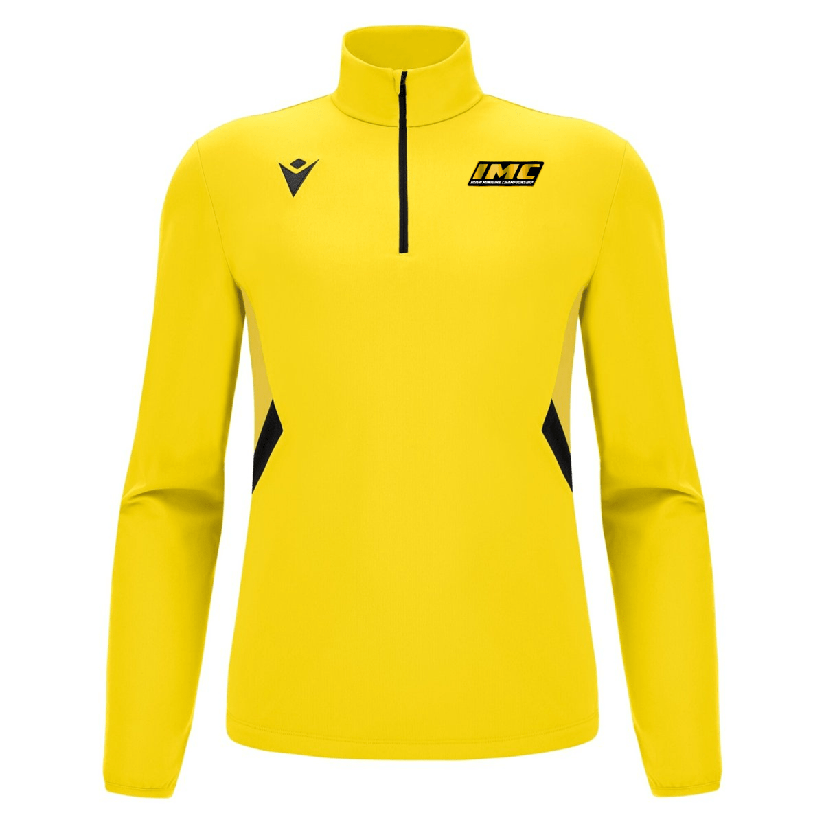 Irish Minibike Championship Piave 1/4 Zip - Yellow - Macron - Stash Shop