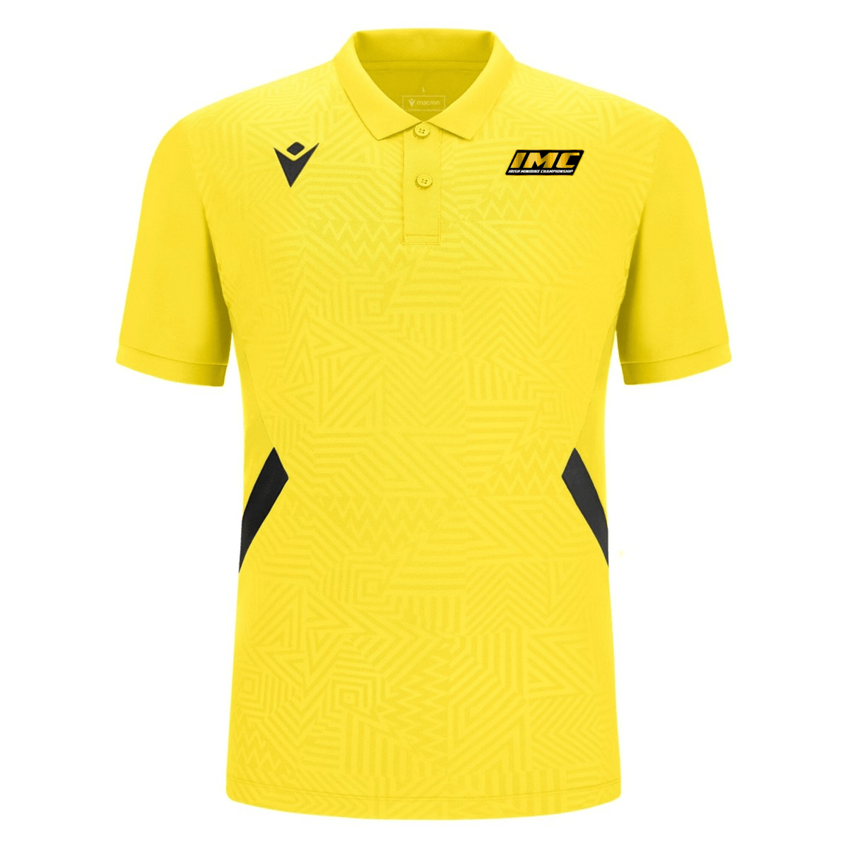 Irish Minibike Championship Rap Polo - Yellow - Macron - Stash Shop