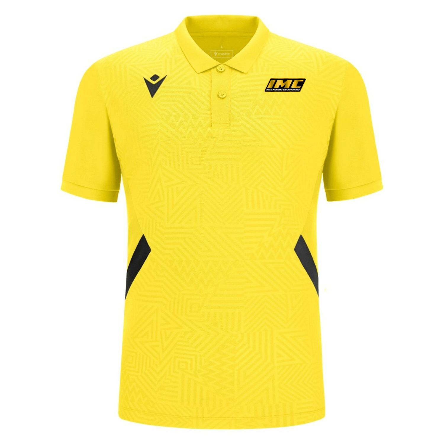 Irish Minibike Championship Rap Polo - Yellow - Macron - Stash Shop