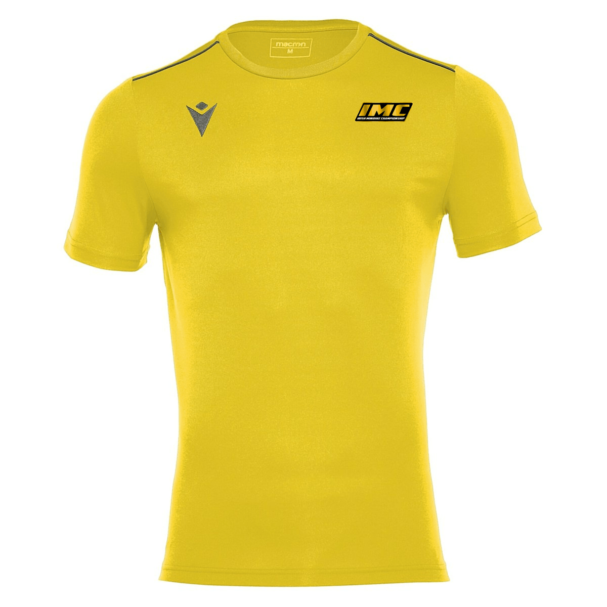 Irish Minibike Championship Rigel T-Shirt - Yellow - Macron - Stash Shop