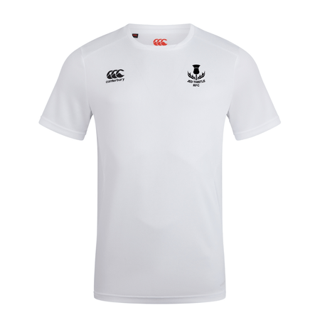 Jed Thistle Rugby Club - Club Dry Tee - White - Canterbury - Stash Shop
