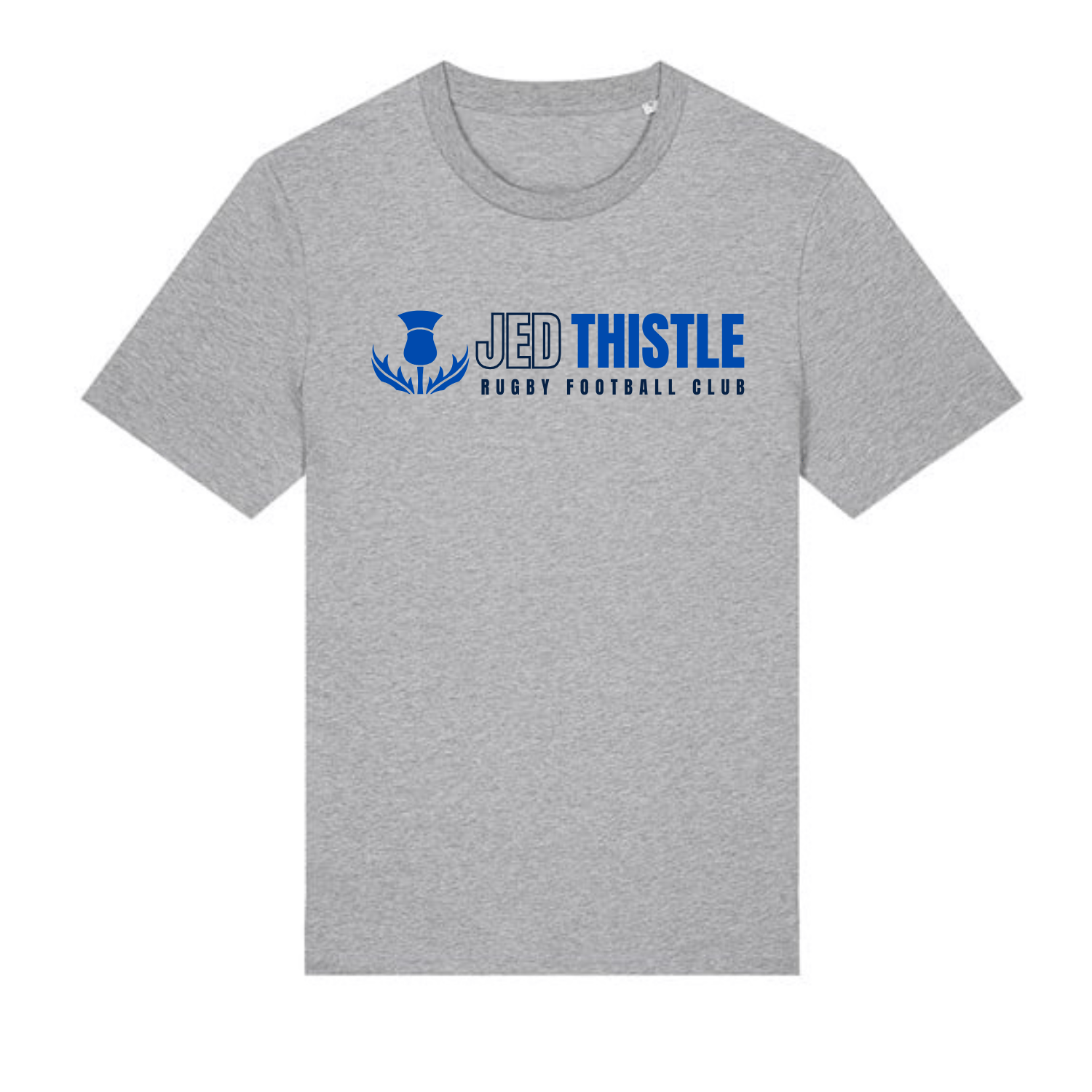 Jed Thistle Rugby Club - Cotton Graphic Tee - Heather Grey - Stash Inc. - Stash Shop