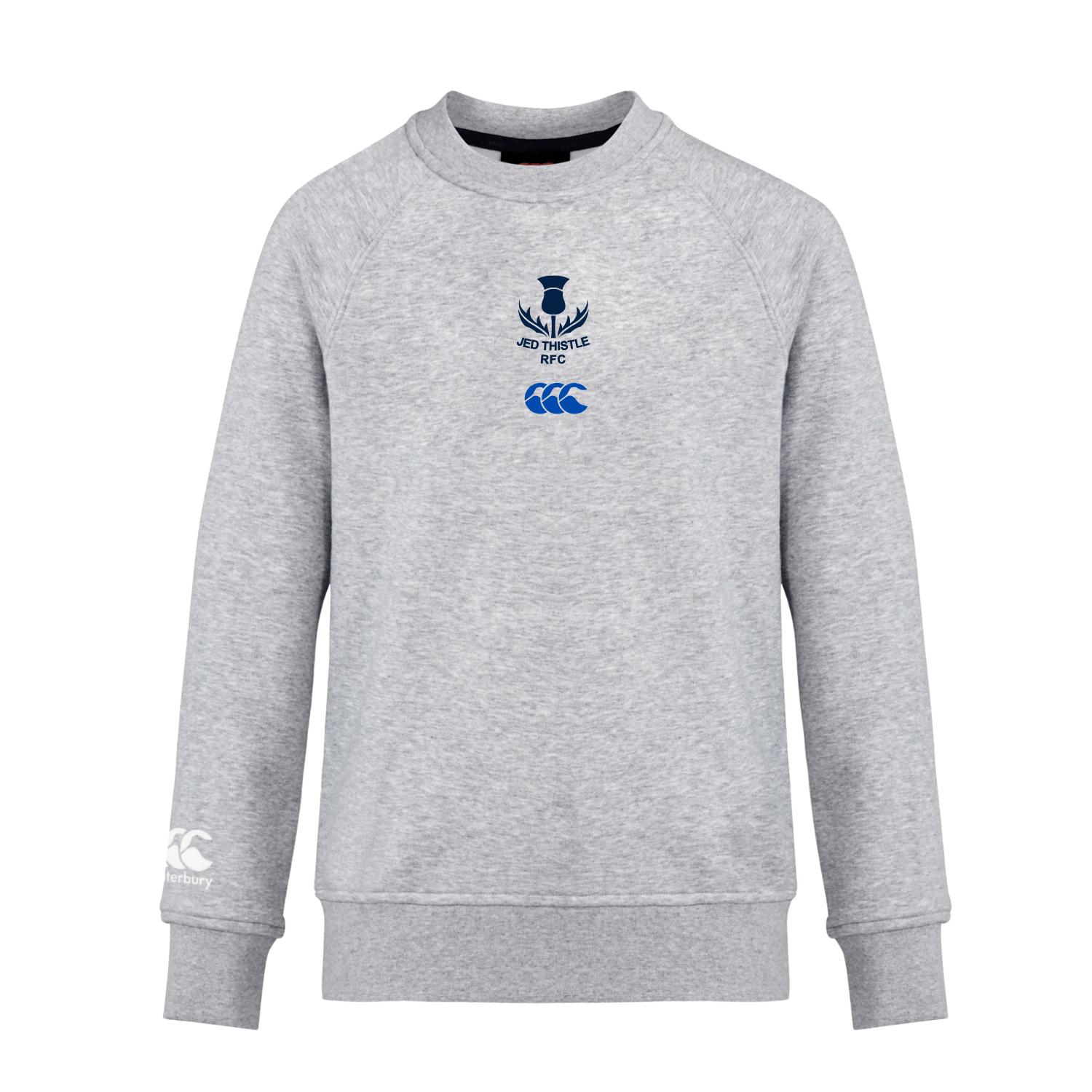 Jed Thistle Rugby Club - Crew Sweatshirt - Grey - Canterbury - Stash Shop