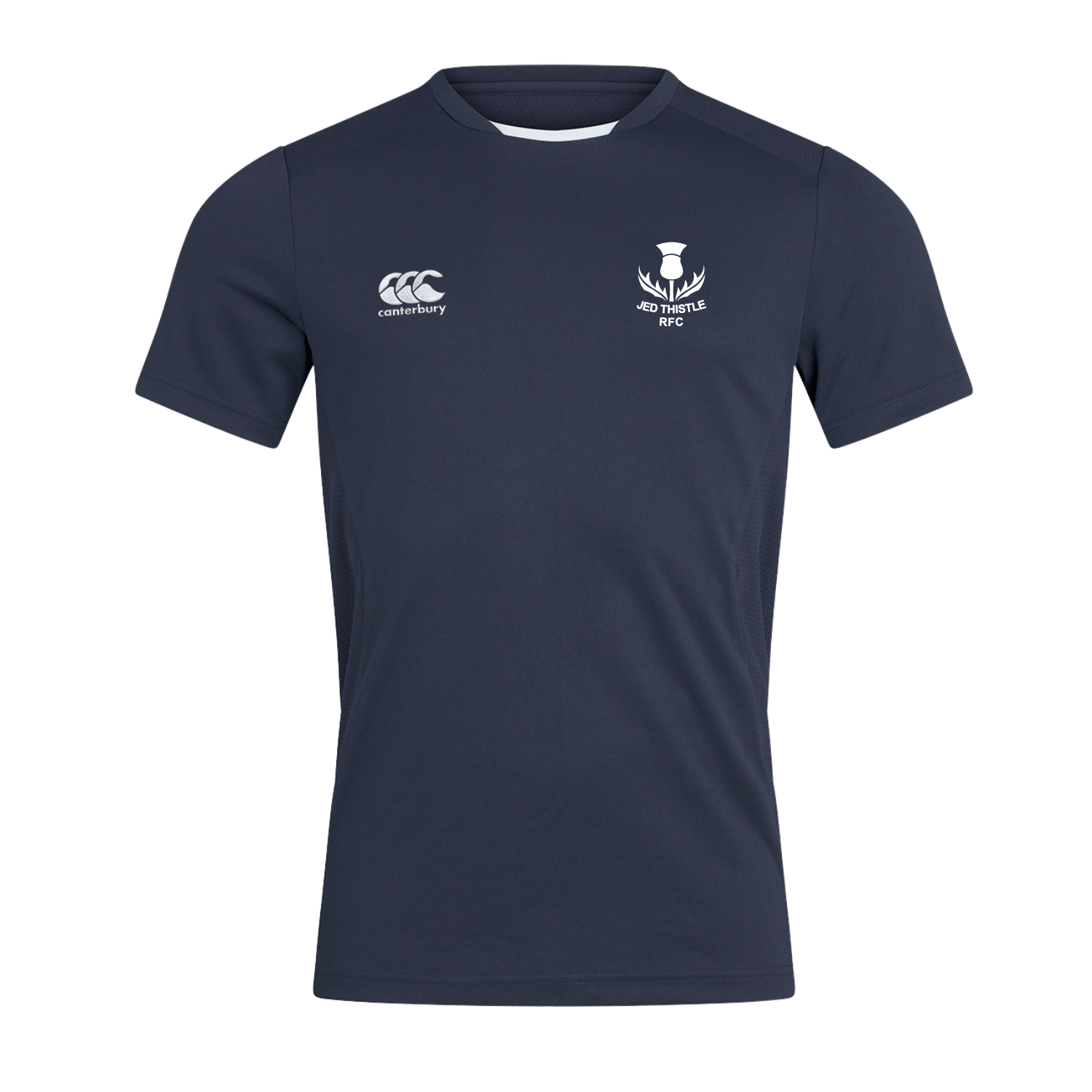 Jed Thistle Rugby Club - Dry Tee - Navy - Canterbury - Stash Shop