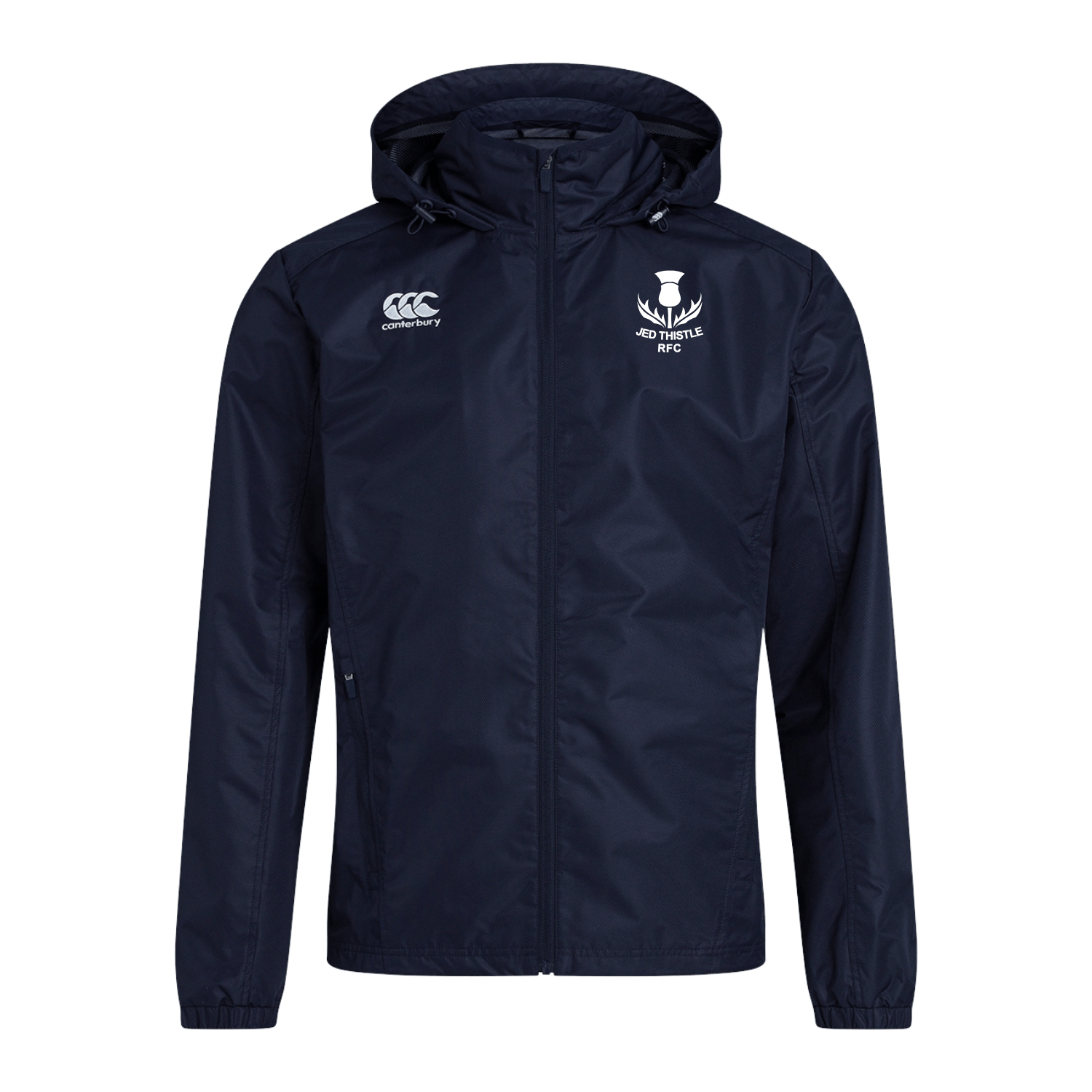 Jed Thistle Rugby Club - Full Zip Rain Jacket - Canterbury - Stash Shop