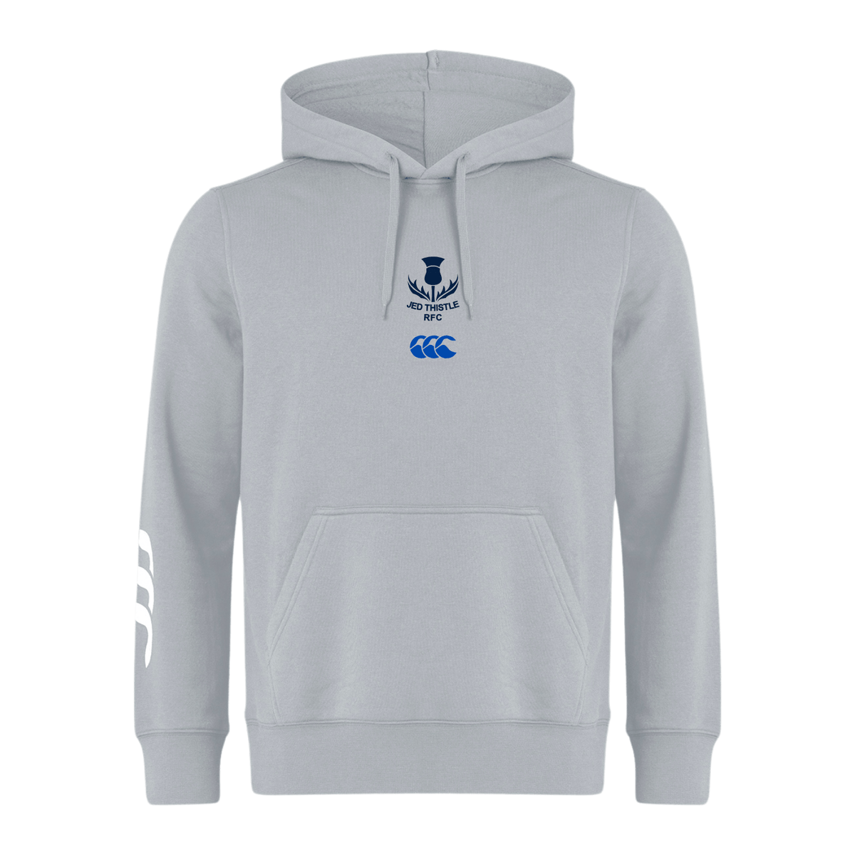Jed Thistle Rugby Club - Hoodie - Grey - Canterbury - Stash Shop