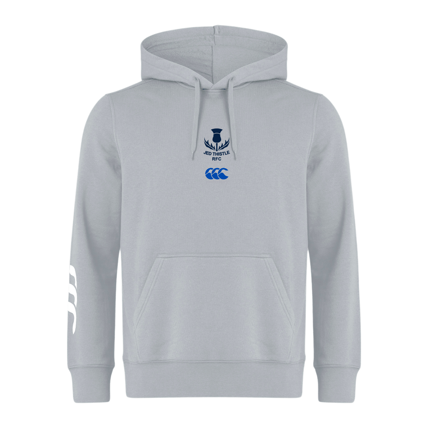 Jed Thistle Rugby Club - Hoodie - Grey - Canterbury - Stash Shop