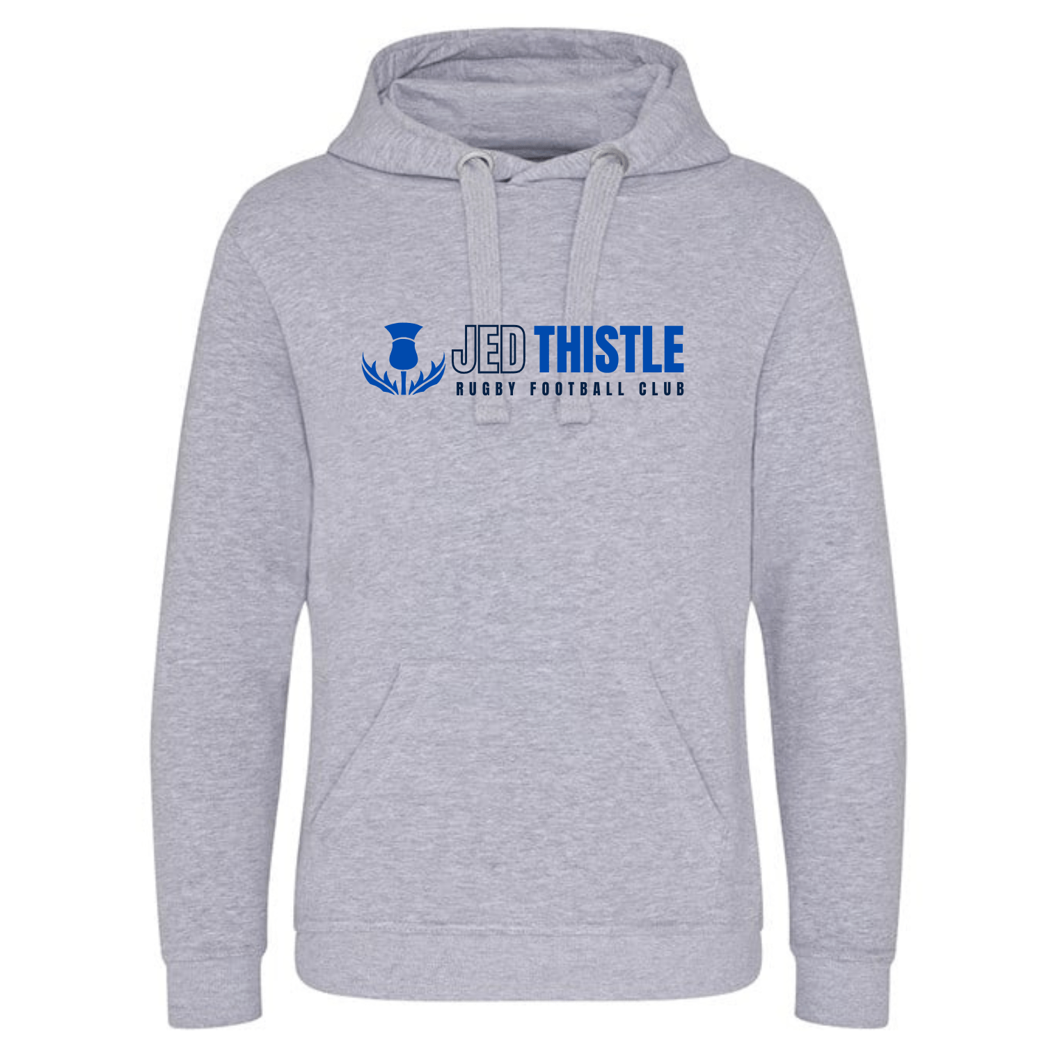 Jed Thistle Rugby Club - Logo Graphic Hoody - Grey - Stash Inc. - Stash Shop