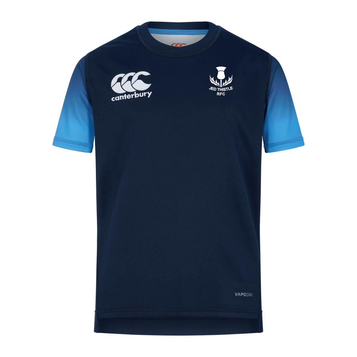Jed Thistle Rugby Club - Training Jersey - Navy/Sky – Stash Shop