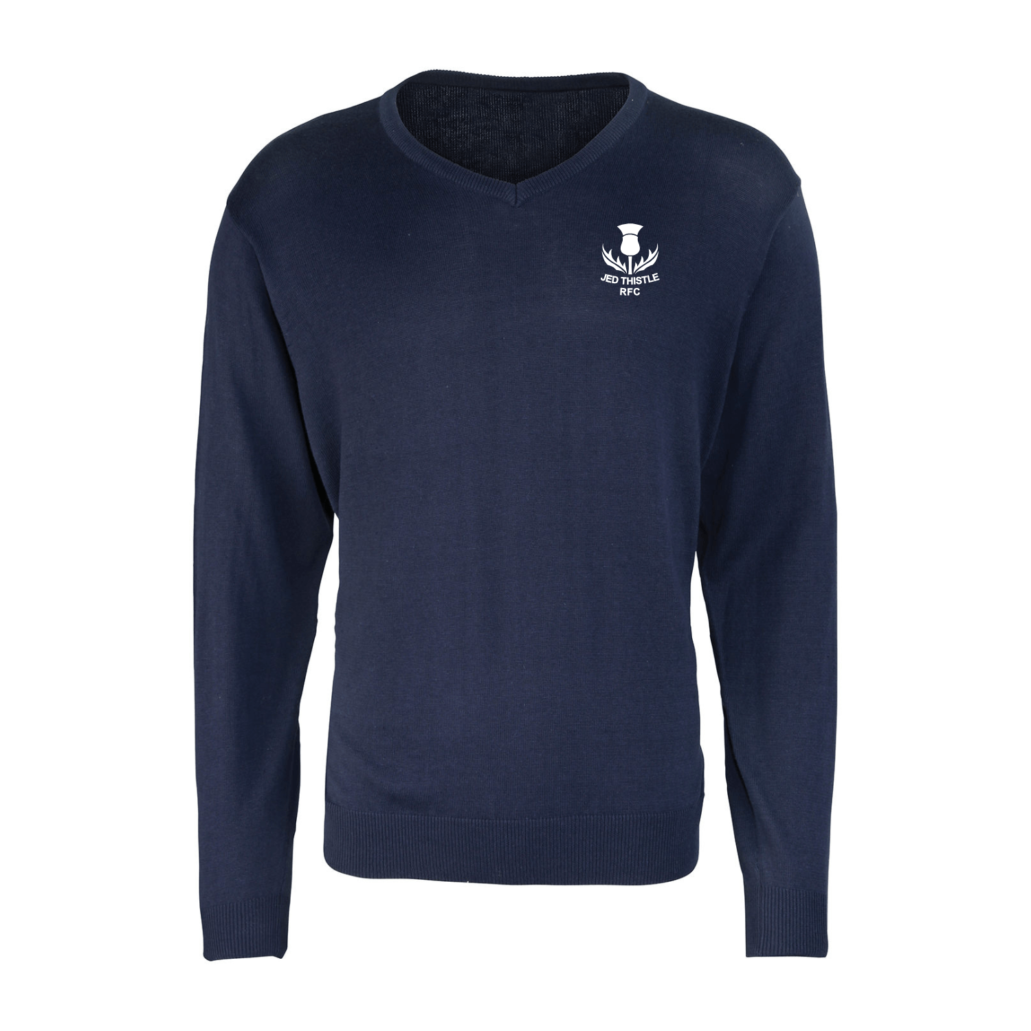 Jed Thistle Rugby Club - V - neck Sweater. - Stash Inc. - Stash Shop