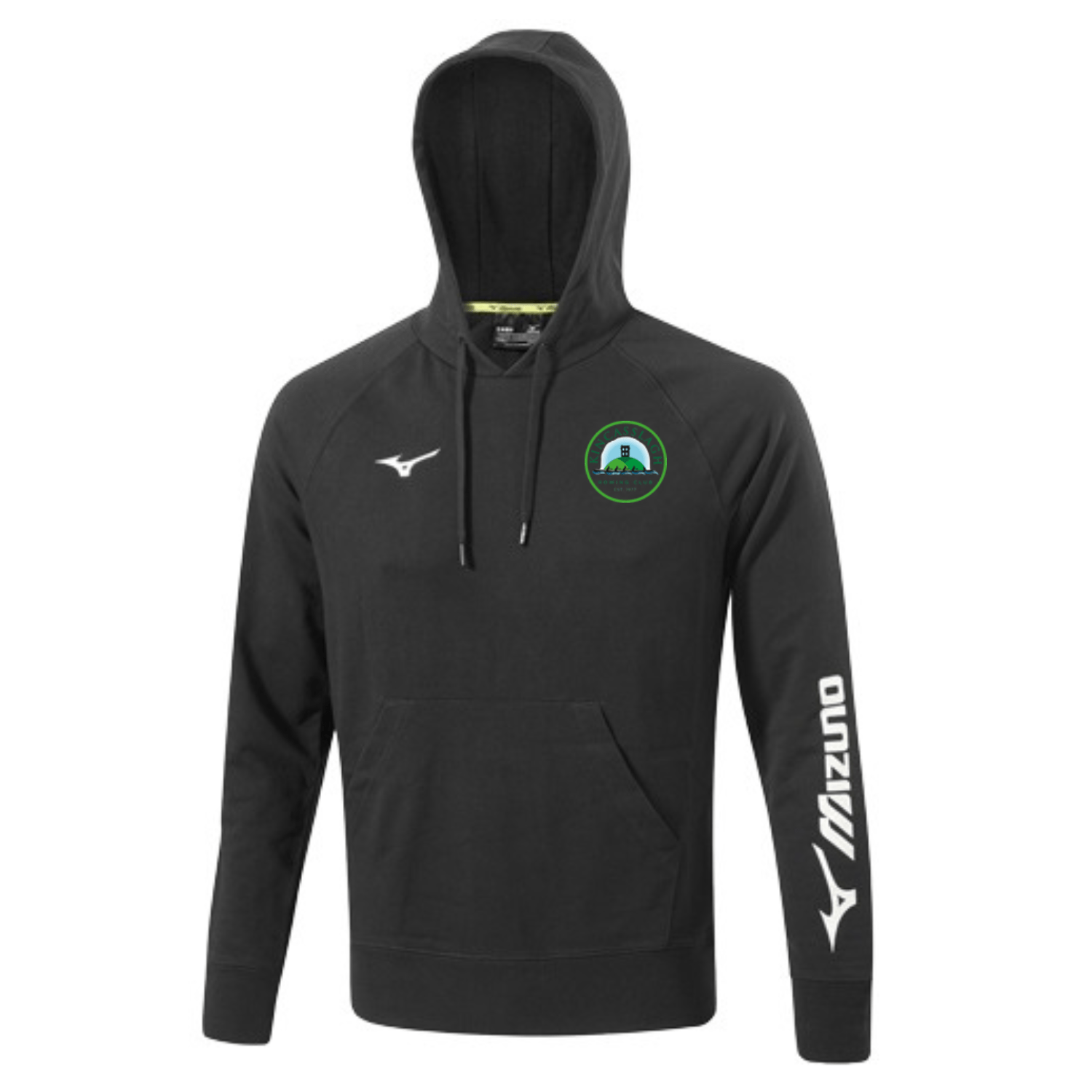 Kincasslagh Rowing Club - Terry Hoodie - Black - Mizuno - Stash Shop