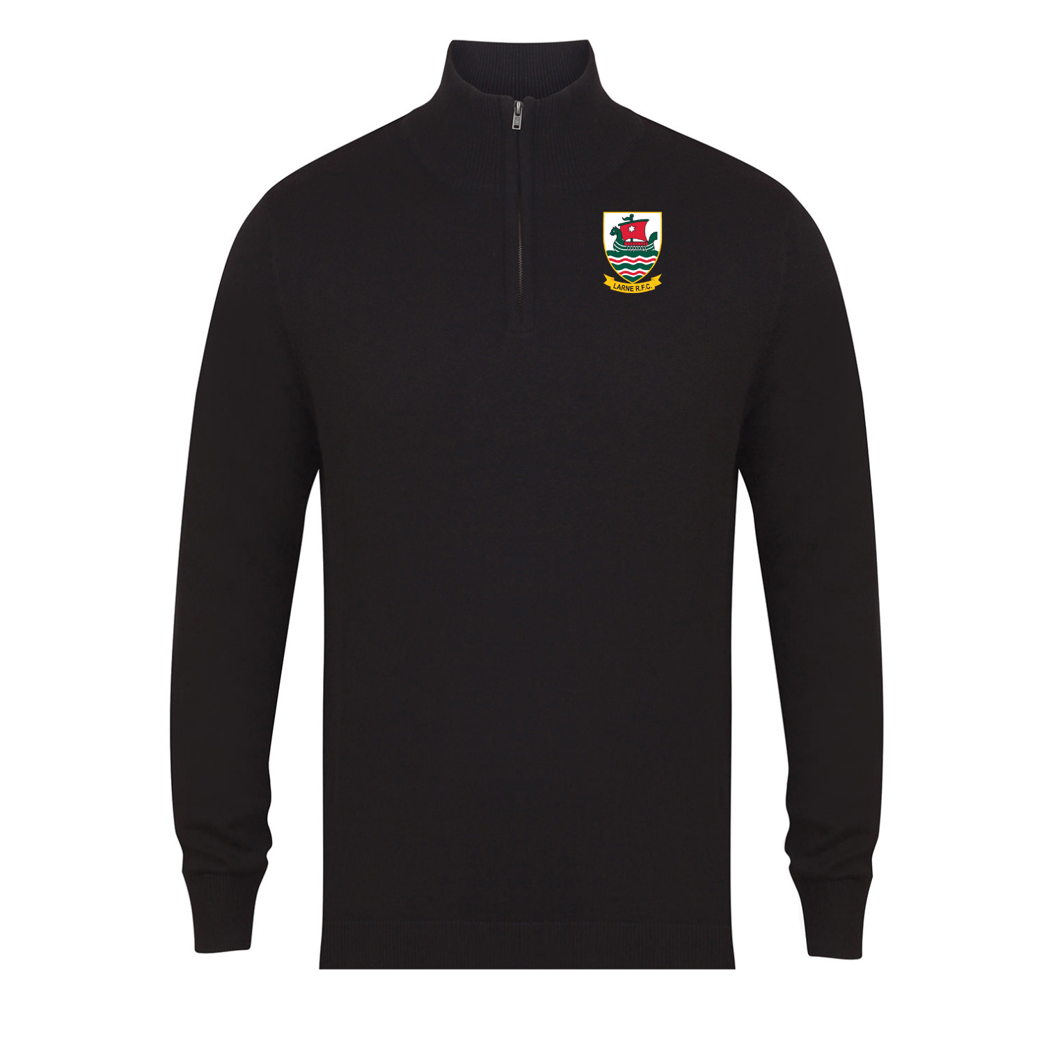 Larne Rugby Club - 1/4 Zip Cotton Jumper - Stash Inc. - Stash Shop