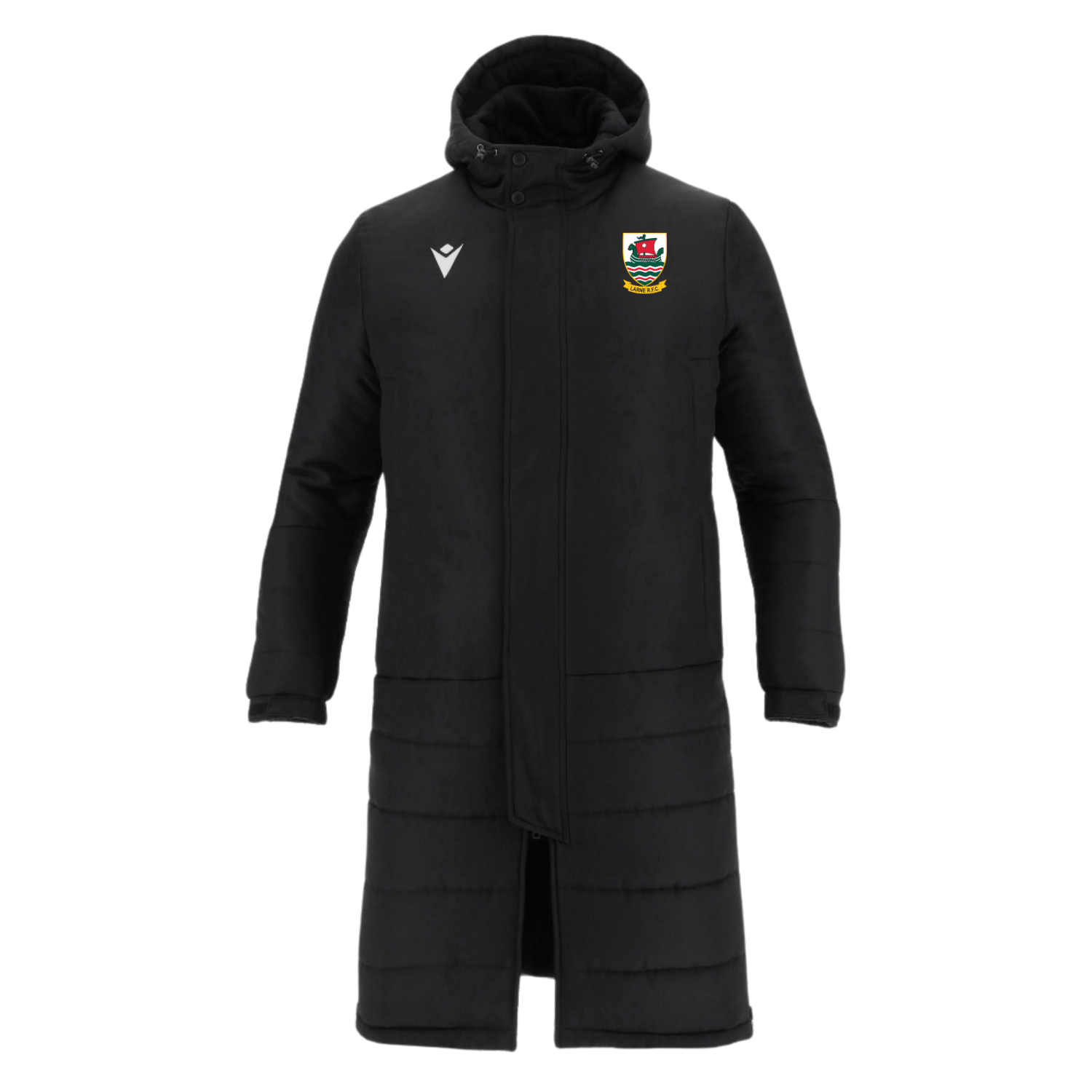 Larne Rugby Club - Bench Coat - Macron - Stash Shop