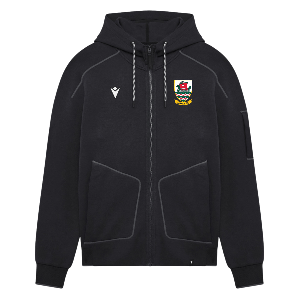 Larne Rugby Club - Elite Hoodie - Macron - Stash Shop