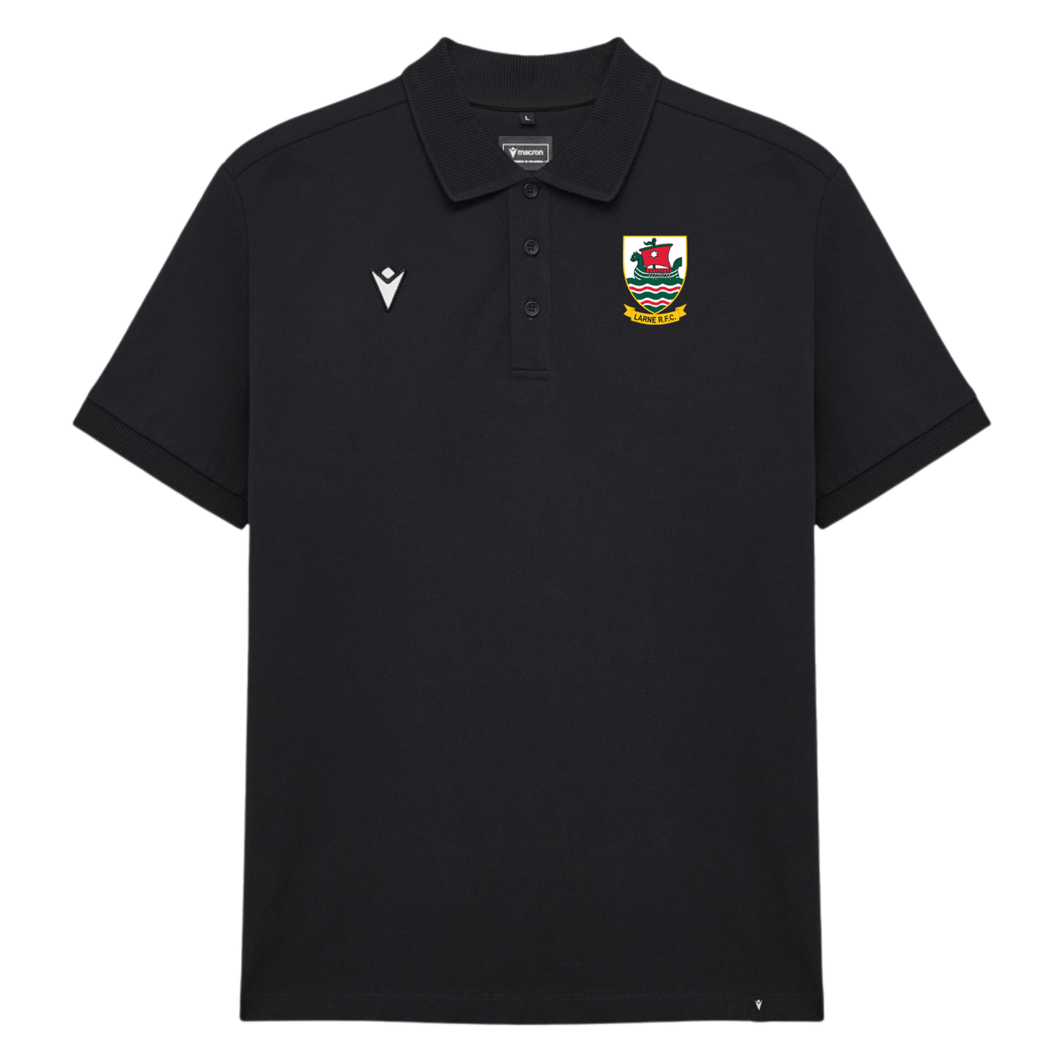 Larne Rugby Club - Elite Polo - Macron - Stash Shop