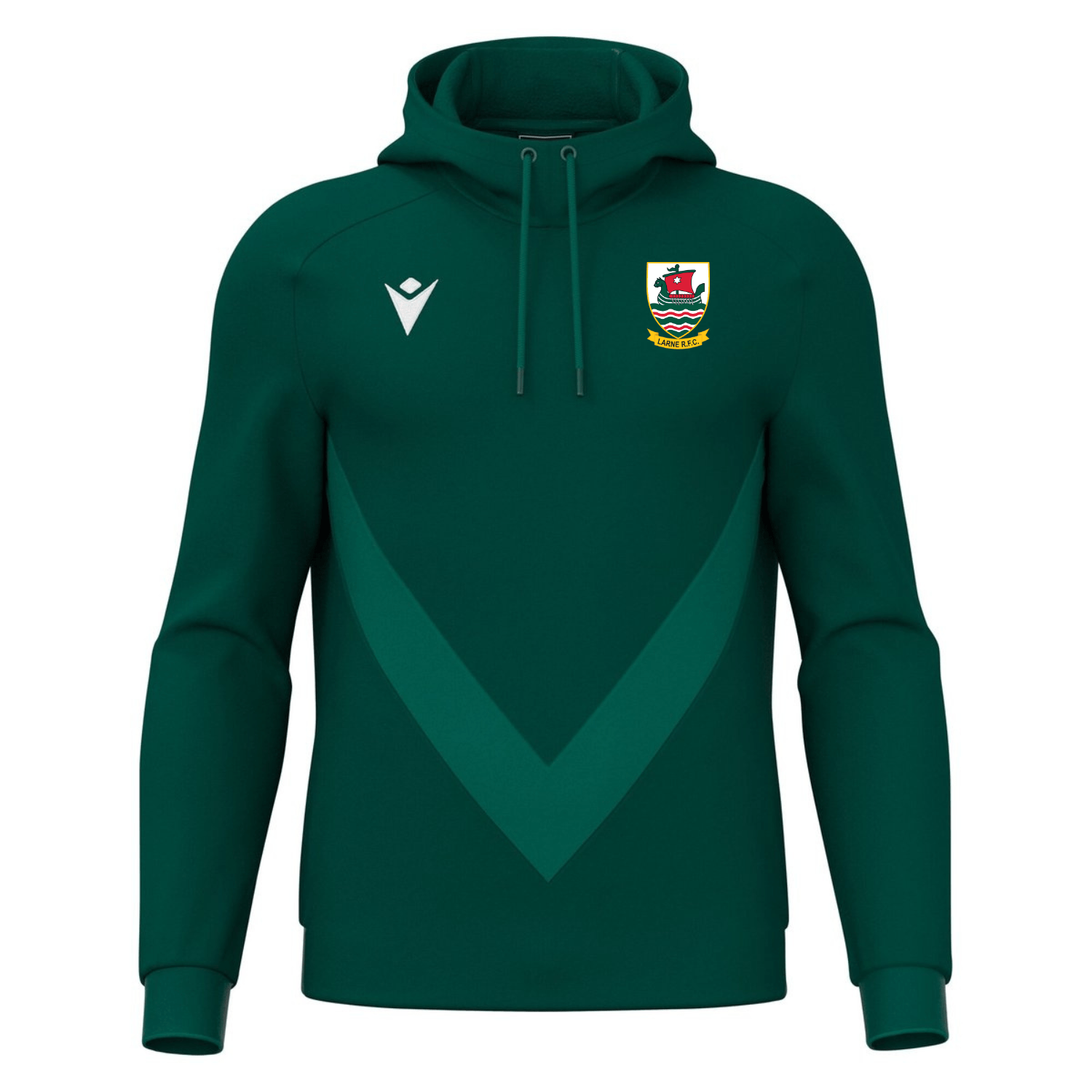 Larne Rugby Club - Heavy Cotton Hoodie - Macron - Stash Shop
