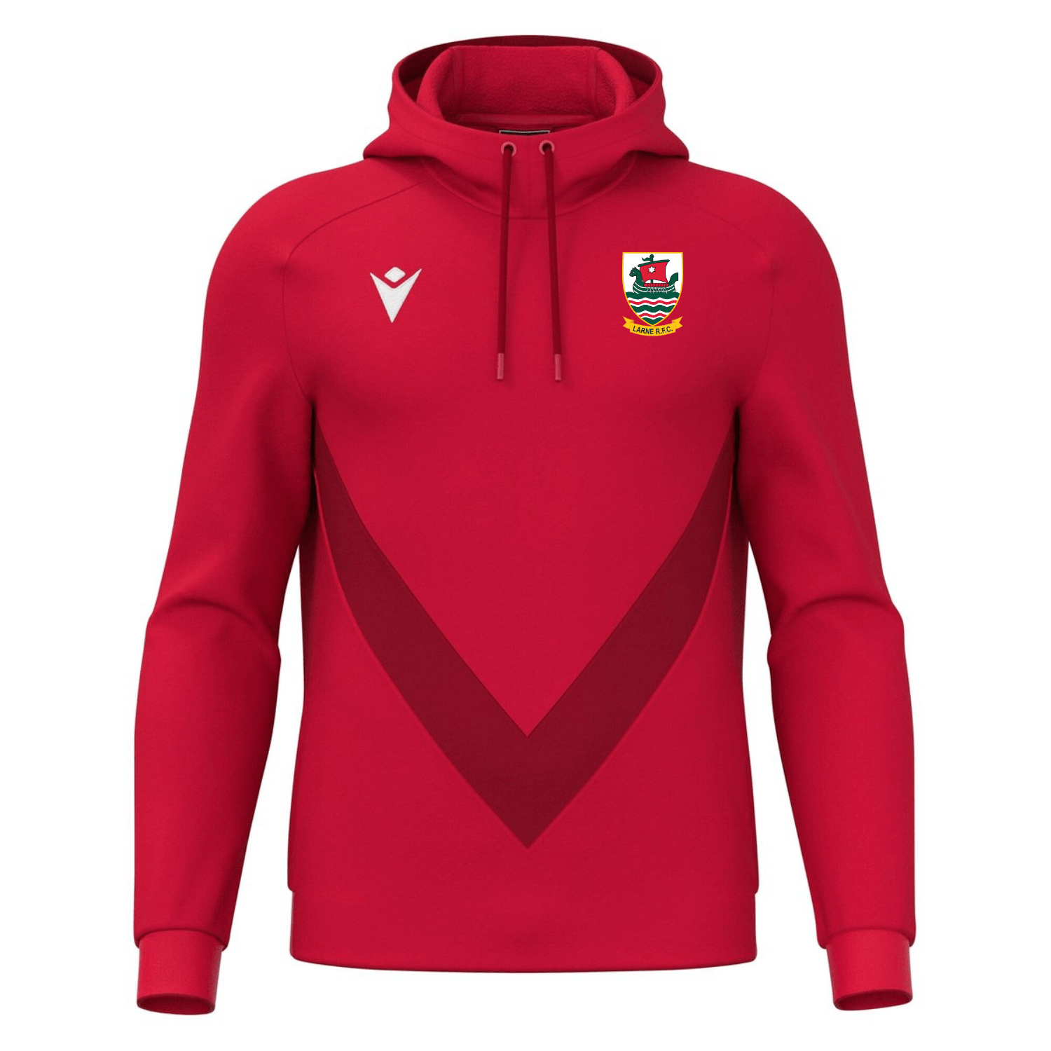 Larne Rugby Club - Heavy Cotton Hoodie - Macron - Stash Shop