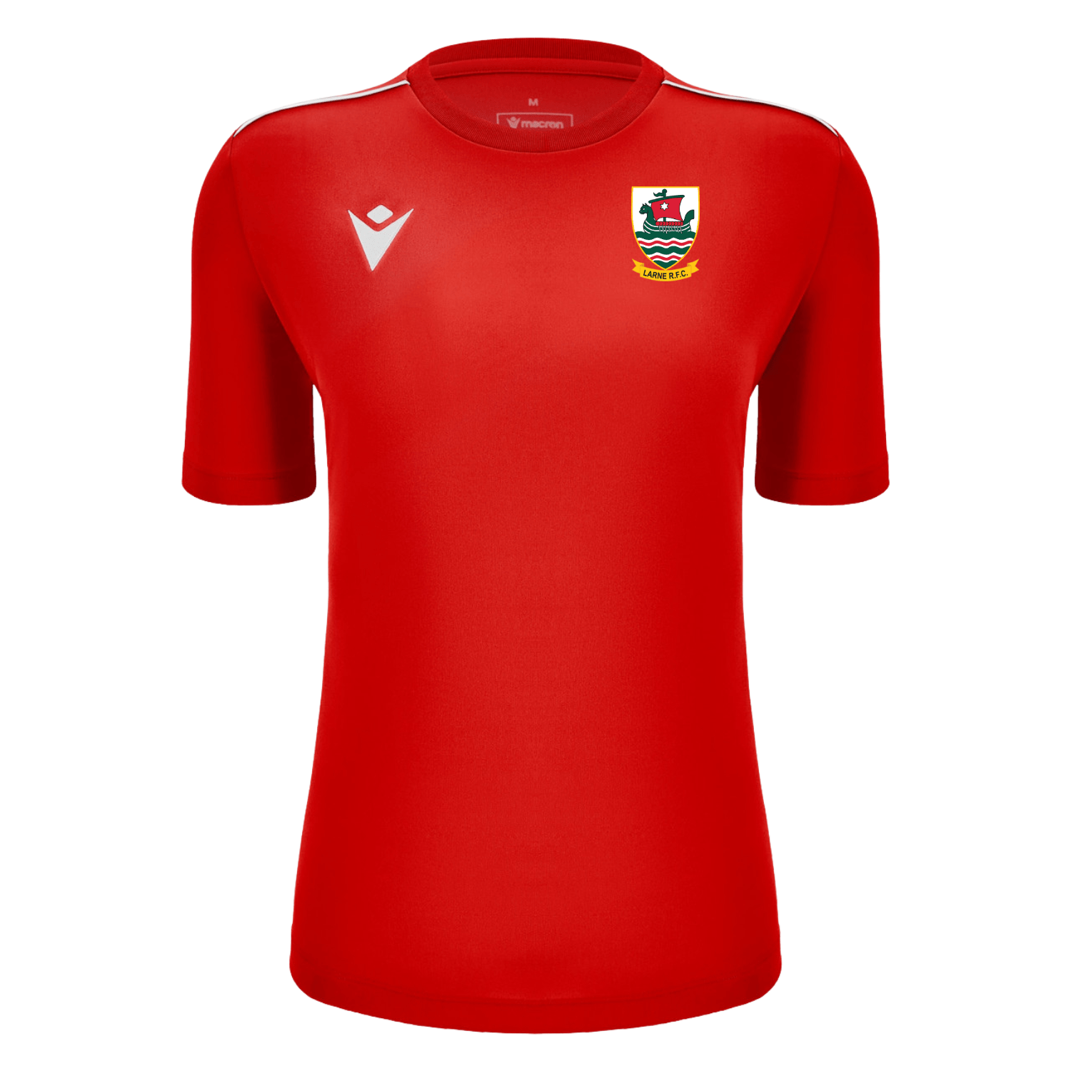 Larne Rugby Club - Ladies Core Poly Tee - Macron - Stash Shop